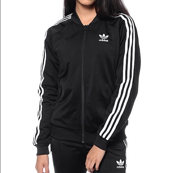 adidas superstar track top womens